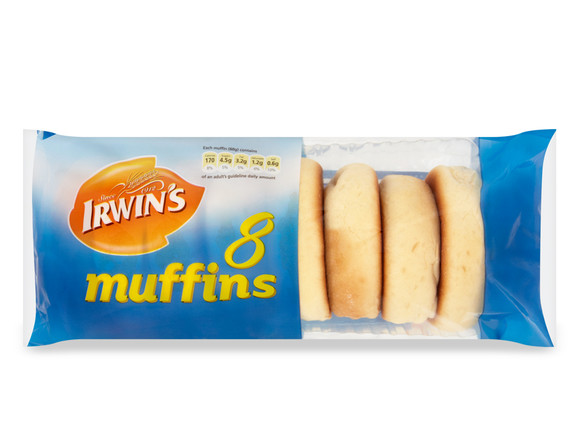 Irwin’s Original - Muffins (8’s) 480g