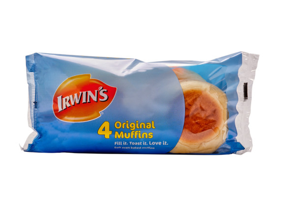 Irwin’s Original - Muffins (4’s) 240g