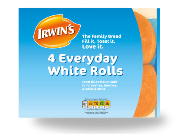 Irwin’s Original - White Rolls 4pk